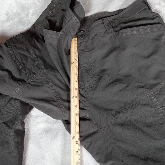 The North Face Convertible Hiking Pants Mens 2XL 28” Altered Length Gray READ! - Picture 13 of 13